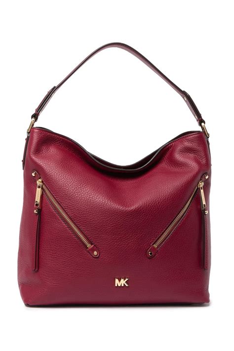 MICHAEL Michael Kors Evie Large Leather Hobo Handbags